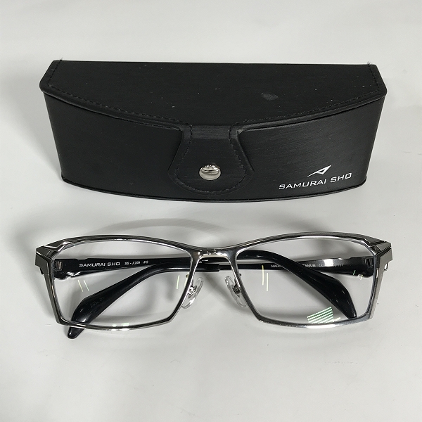 実際に弊社で買取させて頂いたSAMURAI SHO/サムライ翔 チタン フレーム 眼鏡/メガネ/アイウェア SS-J209の画像 9枚目