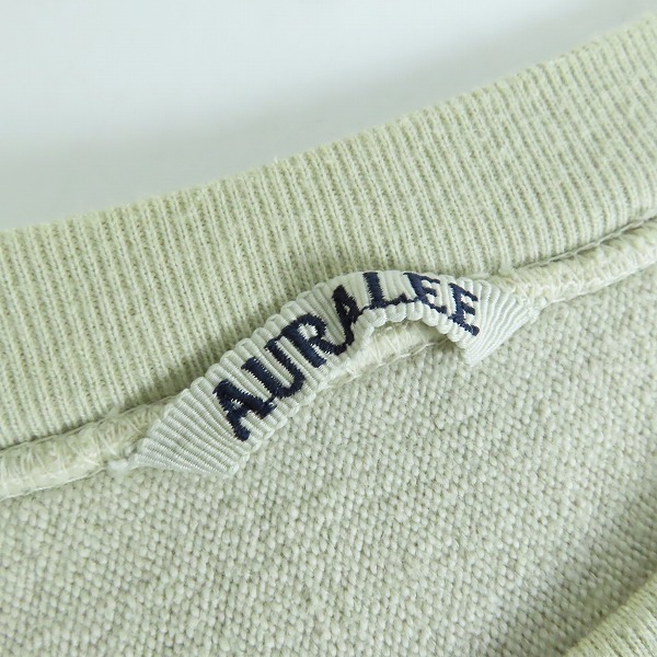 実際に弊社で買取させて頂いたAURALEE/オーラリー SUPER MILLED SWEAT スウェット A9AP02SM/5の画像 2枚目
