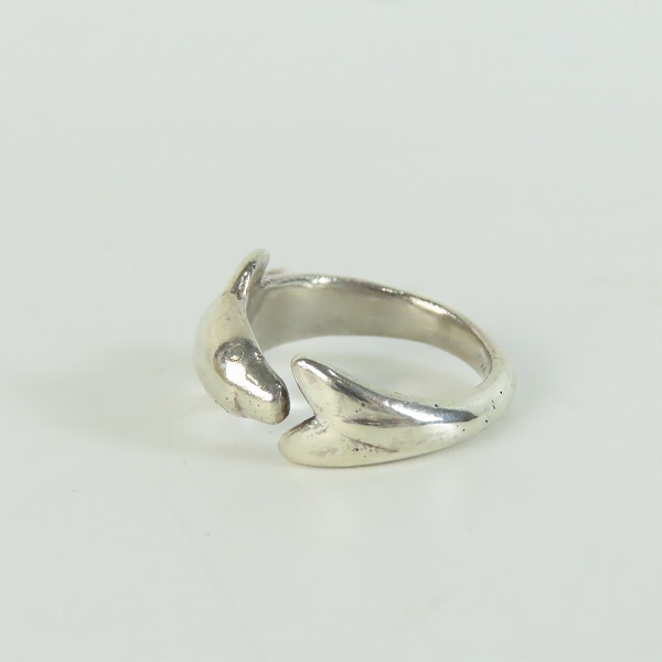 実際に弊社で買取させて頂いたHOLLYWOOD RANCH MARKET/ハリウッドランチマーケット ドルフィン/イルカ リング 12号の画像 2枚目