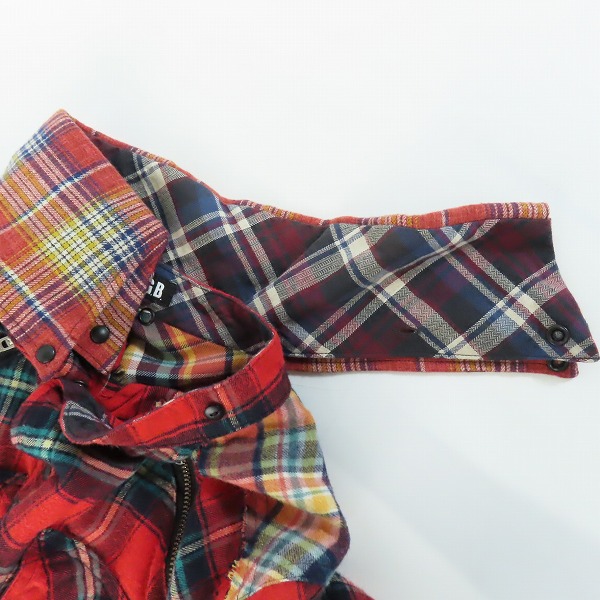 実際に弊社で買取させて頂いたL.G.B./ルグランブルー チェック フランネルシャツ Shirt-G/STD 86257CSM/3の画像 5枚目