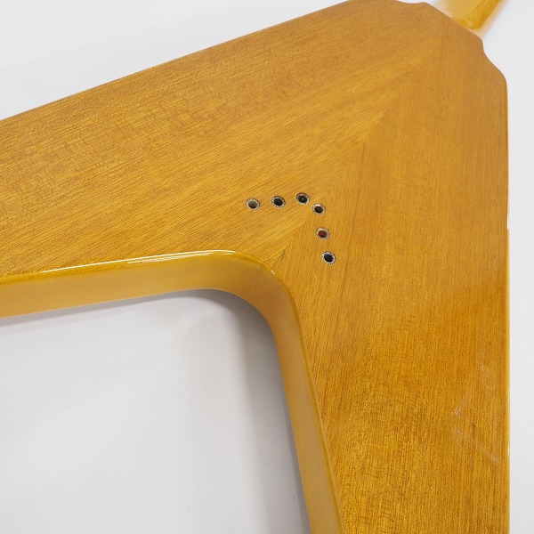 実際に弊社で買取させて頂いた★Epiphone/エピフォン 1958 Korina Flying V/コリーナフライングV エレキギターの画像 7枚目