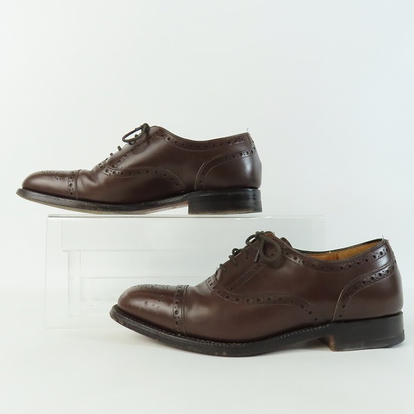 実際に弊社で買取させて頂いたChurch's/チャーチ ウィングチップ レザーシューズ/5.5Fの画像 3枚目