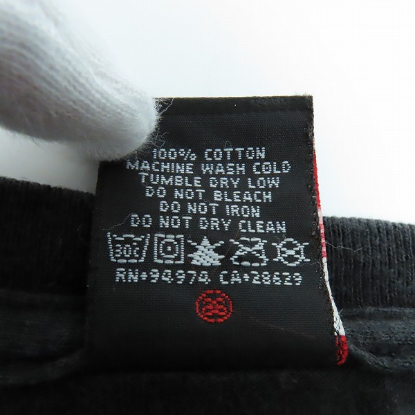 実際に弊社で買取させて頂いたSTUSSY/ステューシー ワールドツアー プリントTシャツ ブラック/Mの画像 3枚目