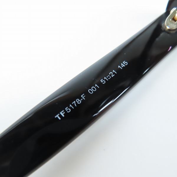 実際に弊社で買取させて頂いたTOM FORD/トムフォード ウェリントン アジアンフィット メガネフレーム TF5178-Fの画像 6枚目