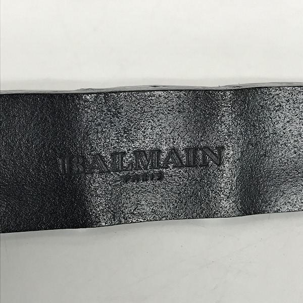 実際に弊社で買取させて頂いたBALMAIN/バルマン レザーベルトの画像 3枚目