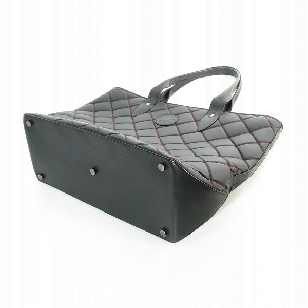 実際に弊社で買取させて頂いたHUNTING WORLD/ハンティングワールド バチュー キルティング トートバッグ 071701の画像 2枚目