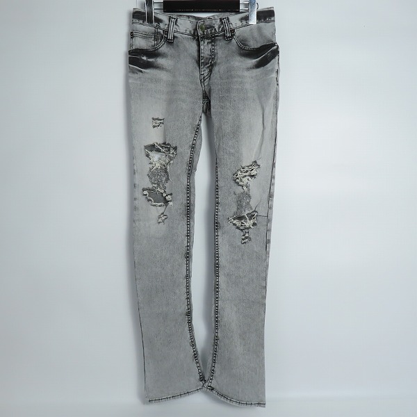 実際に弊社で買取させて頂いたLGB/ルグランブルー ダメージ デニム パンツ  WM/S-WOLF/BR LS69263C/28