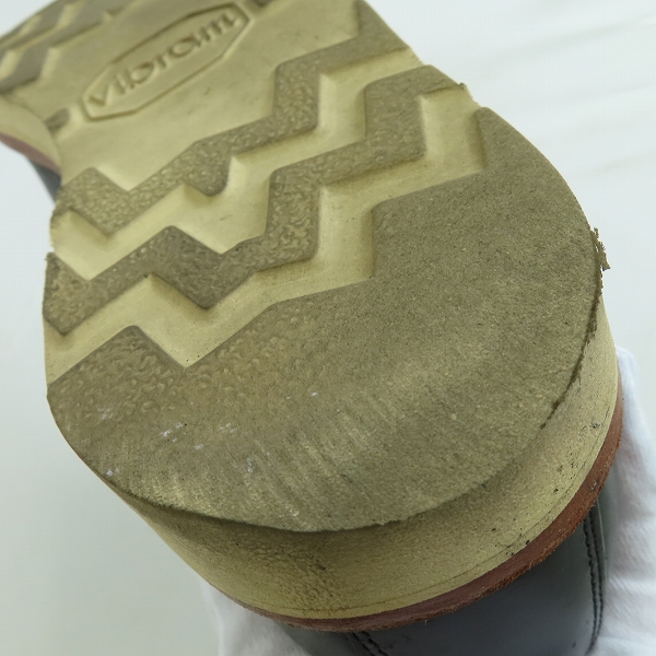 実際に弊社で買取させて頂いたCHIPPEWA/チペワ プレーントゥ ローカット レザー シューズ ブラック 1901M43/26の画像 8枚目