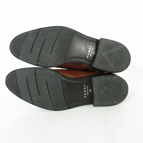 実際に弊社で買取させて頂いたREGAL/リーガル GORE-TEX/ゴアテックス ストレートチップ レザーシューズ/26の画像 2枚目