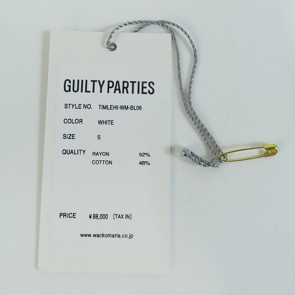 実際に弊社で買取させて頂いたWACKO MARIA×TIM LEHI/ワコマリア×ティムリーハイ 22AW SKA JACKET スカジャン TIMLEHI-WM-BL06/Sの画像 7枚目