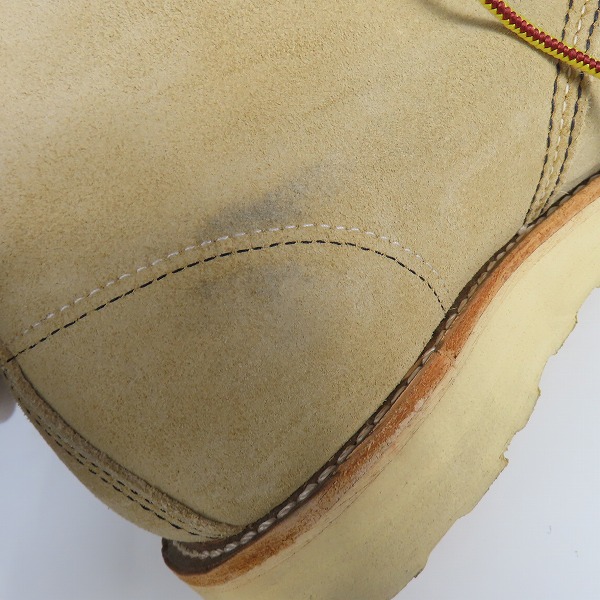 実際に弊社で買取させて頂いたRED WING/レッドウィング アイリッシュセッター スエード モックトゥ 8173/9.5Eの画像 6枚目