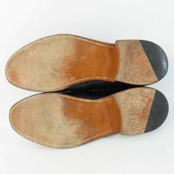 実際に弊社で買取させて頂いたBROOKS BROTHERS/ブルックスブラザーズ レザーコインローファー 5229/10Dの画像 2枚目