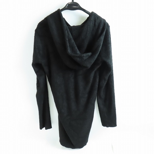 実際に弊社で買取させて頂いたNO ID/ノーアイディー ビキューレラムパイルプルオーバーパーカ ブラック 843019-694T/1の画像 1枚目