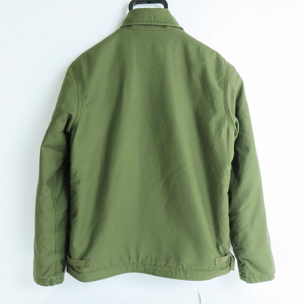 実際に弊社で買取させて頂いたALPHA INDUSTRIES/アルファインダストリーズ Ａ-2 内ボア フィールドジャケット ミリタリージャケット TA1166-019/Lの画像 1枚目