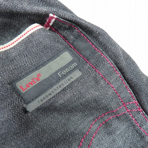実際に弊社で買取させて頂いたLEVI’S Fenom×FRAGMENT DESIGN/リーバイスフェノム×フラグメントデザイン ワイドデニムパンツ FMSHT-0006/32の画像 7枚目