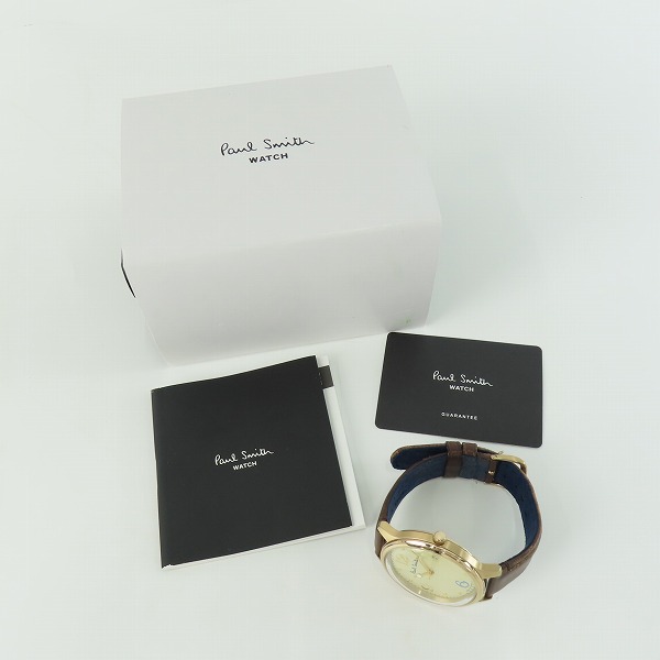 実際に弊社で買取させて頂いたPaul smith/ポールスミス The City/ザシティー クオーツ腕時計【動作未確認】の画像 8枚目