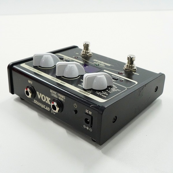 実際に弊社で買取させて頂いたVOX/ヴォックス StompLab SL1G ギター用 コンパクト マルチエフェクター 動作確認済みの画像 4枚目