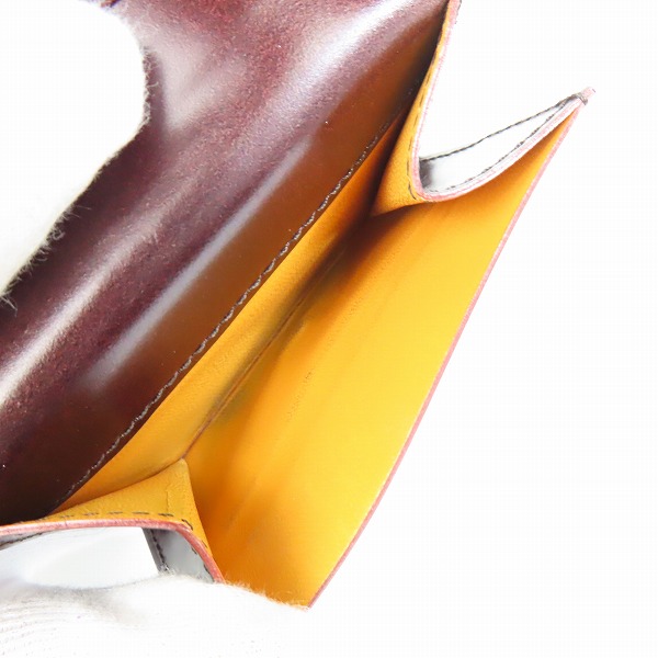 実際に弊社で買取させて頂いたGANZO/ガンゾ CORDOVAN/コードバン レザー 馬革 カード コインケース/小銭入れ 57651/01099 43Aの画像 4枚目