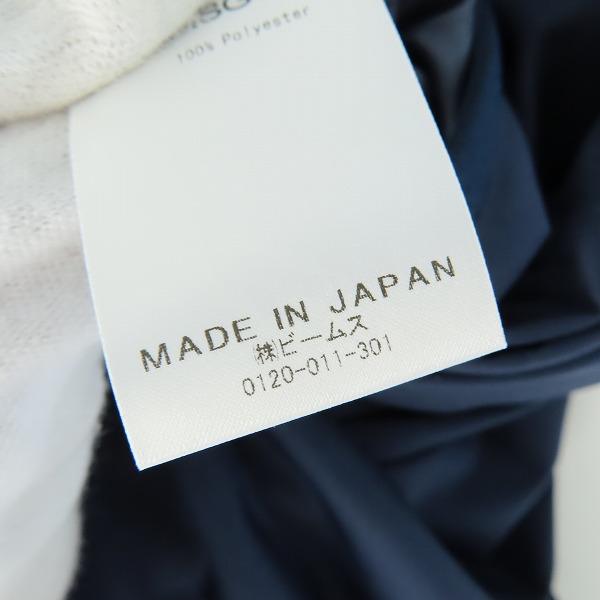 実際に弊社で買取させて頂いた【未使用】BEAMS GOLF/ビームスゴルフ スターフラッグロゴ ツアー エアシャットブルゾン 82-18-0223-444-79-20/Lの画像 4枚目