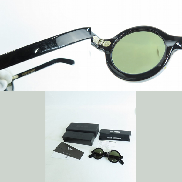 実際に弊社で買取させて頂いたCUTLER AND GROSS/カトラーアンドグロス ラウンド サングラス/アイウェア M:0736の画像 8枚目