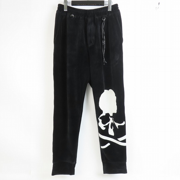 実際に弊社で買取させて頂いたMASTERMIND WORLD/マスターマインドワールド スカル ベロアパンツMW19S03-PA032-005/M