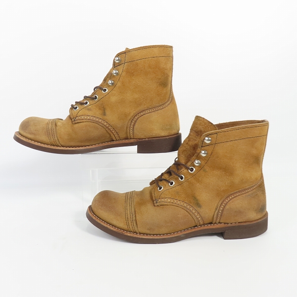 実際に弊社で買取させて頂いたRED WING/レッドウィング Iron Ranger アイアンレンジャー 8083/7.5の画像 3枚目