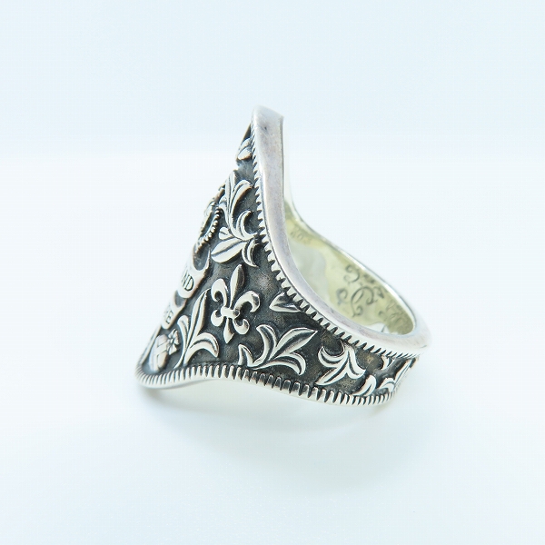 実際に弊社で買取させて頂いたJustin Davis/ジャスティンデイビス LEGENDARY リング 指輪 NEVERMIND THEFUTURE SRJ800/21号の画像 2枚目