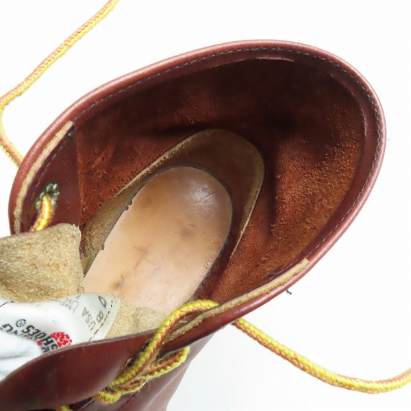 実際に弊社で買取させて頂いたRED WING/レッドウィング プレーントゥ/ブーツ 9105 US8の画像 4枚目
