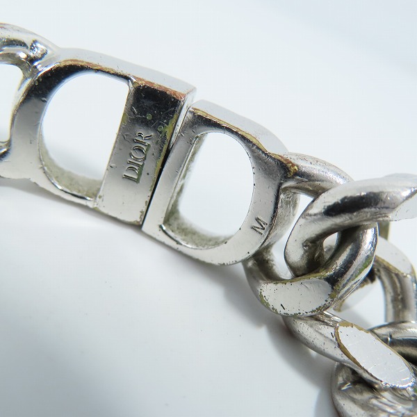 実際に弊社で買取させて頂いたDior/ディオール CD ICON チェーンリンク ブレスレット B1081HOMMT/Mの画像 5枚目