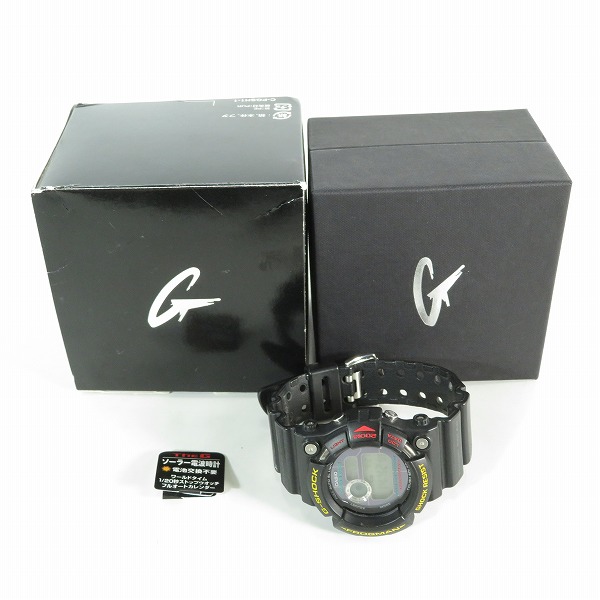 実際に弊社で買取させて頂いたG-SHOCK/Gショック FROGMAN/フロッグマン ファイナルエディション タフソーラー GW-200Z-1JFの画像 8枚目