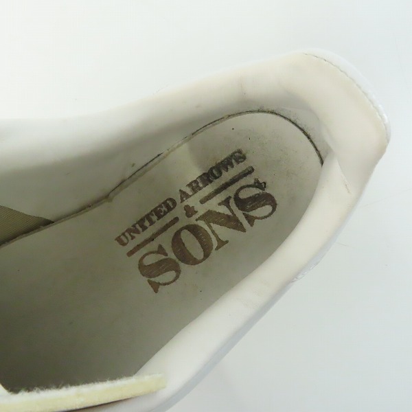 実際に弊社で買取させて頂いたadidas/アディダス×UNITED ARROWS & SONS/ユナイテッドアローズ アンド サンズ ローカットスニーカー B24019/27.5の画像 4枚目