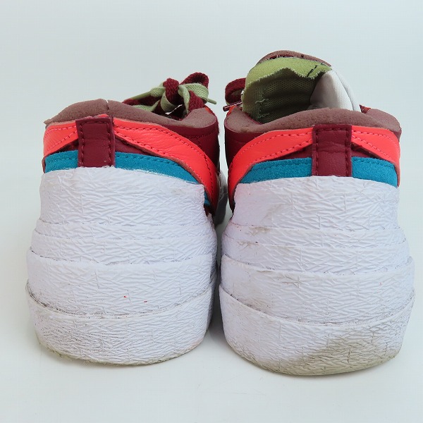 実際に弊社で買取させて頂いたNIKE×SACAI×KAWS/ナイキ×サカイ×カウズ BLAZER LOW Team Red DM7901-600 27の画像 1枚目