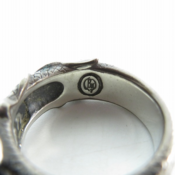 実際に弊社で買取させて頂いた【ギャラ付き】Bloody Mary ブラッディマリー Neptune/ネプチューン S リング 13号の画像 6枚目