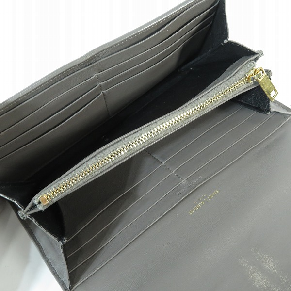 実際に弊社で買取させて頂いたSAINT LAURENT PARIS/サンローランパリ 二つ折り 長財布の画像 6枚目