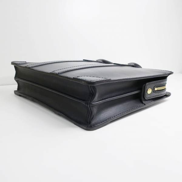 実際に弊社で買取させて頂いたHERZ/ヘルツ 二本手ビジネスバッグ レザーブリーフケース BW-24の画像 2枚目