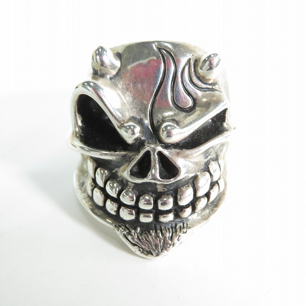 実際に弊社で買取させて頂いたSTARLINGEAR/スターリンギア パンチャー デビル スカルリング 24.5-27号の画像 1枚目