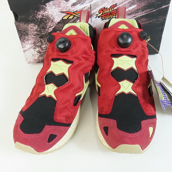 実際に弊社で買取させて頂いた【未使用】Street Fighter×Reebok/ストリートファイター×リーボック FURY LITE 95 スニーカー GZ9541 /26.5