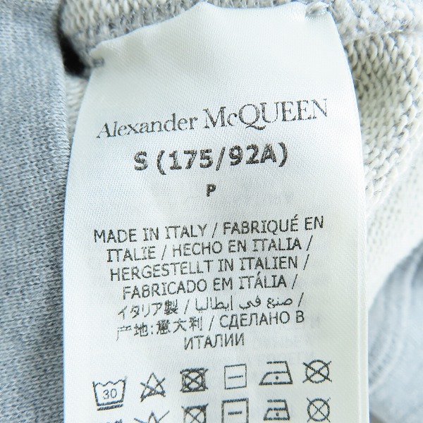 実際に弊社で買取させて頂いたAlexander McQueen/アレキサンダー マックイーン Hoodie ロゴ パーカー 688715 QSZ81/Sの画像 3枚目