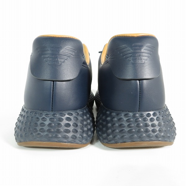 実際に弊社で買取させて頂いたEMPORIO ARMANI/エンポリオアルマーニ ボリュームローカットスニーカー X4X321 XF473/US10の画像 1枚目