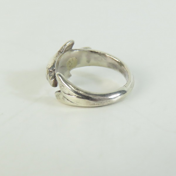 実際に弊社で買取させて頂いたHOLLYWOOD RANCH MARKET/ハリウッドランチマーケット ドルフィン/イルカ リング 14.5号の画像 2枚目