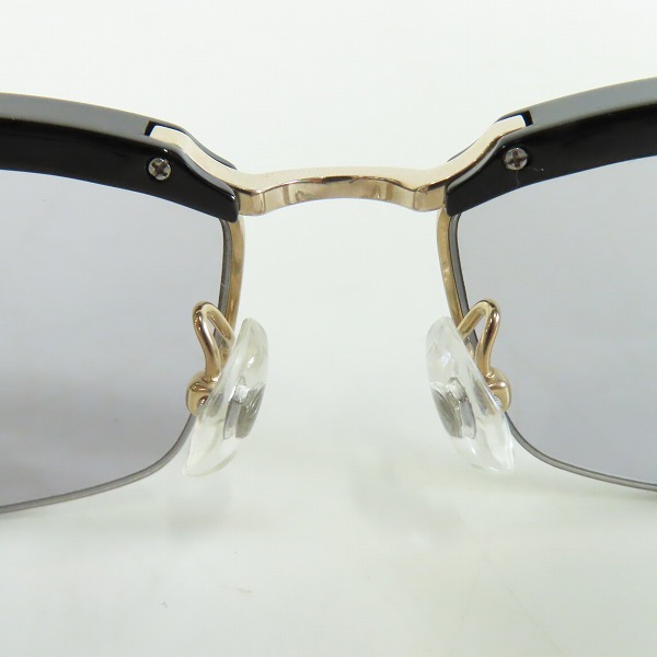 実際に弊社で買取させて頂いた999.9/フォーナインズ ハーフリム サングラス/アイウェア M-802の画像 4枚目