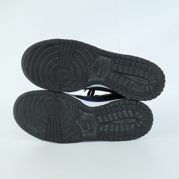 実際に弊社で買取させて頂いたNIKE×FRAGMENT DESIGN/ナイキ×フラグメントデザイン DUNK HI/ダンク ハイ ミッドナイトネイビー DJ0383-400/27の画像 2枚目