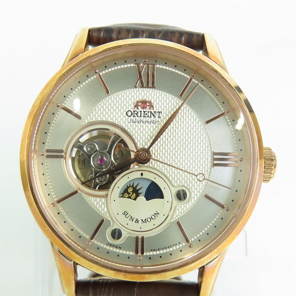 実際に弊社で買取させて頂いたORIENT/オリエント SUN＆MOON サンアンドムーン F6L2-UAA0 自動巻き 腕時計