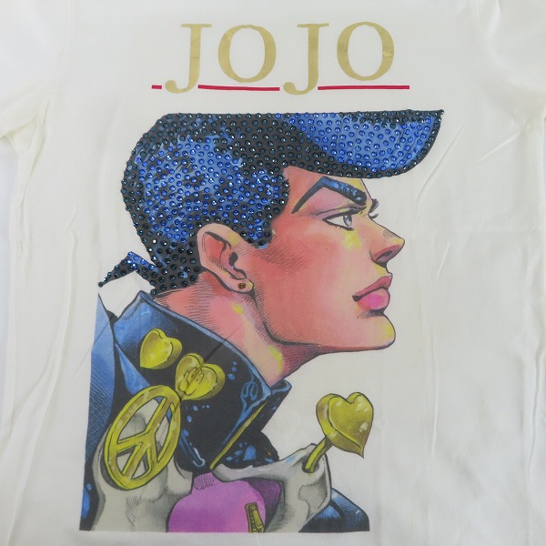 実際に弊社で買取させて頂いたDRESS CAMP×JOJO/ドレスキャンプ×ジョジョの奇妙な冒険 スワロフスキー Tシャツ 半袖 カットソー 44の画像 6枚目