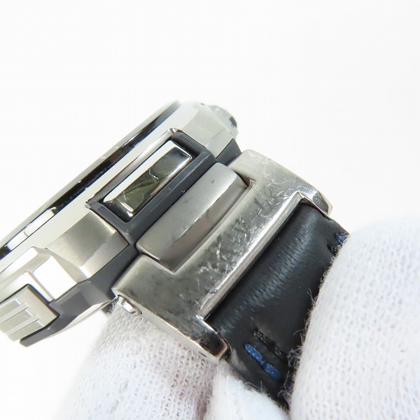 実際に弊社で買取させて頂いた(2)CASIO/カシオ PROTREK/プロトレック マナスル ソーラー レザー PRX-7000L-7JFの画像 5枚目