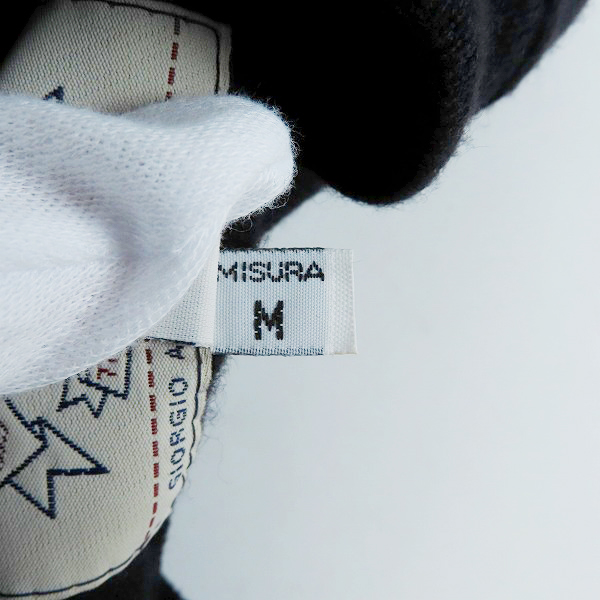 実際に弊社で買取させて頂いたARMANI JEANS/アルマーニジーンズ BASIC ロゴ刺繍 クルーネックニット//Mの画像 3枚目