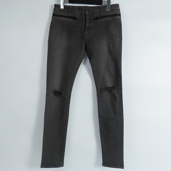 実際に弊社で買取させて頂いたUNDERCOVER/アンダーカバー  ジップポケットデザインクラッシュデニムパンツ/M4507/2