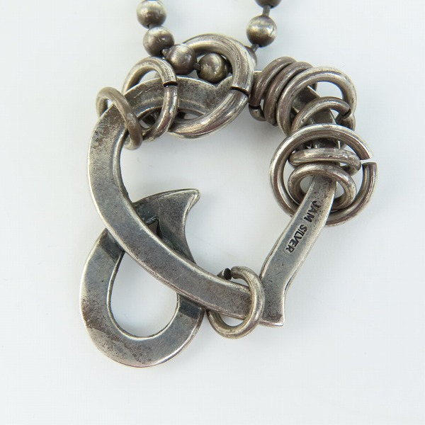 実際に弊社で買取させて頂いたNUMBER (N)INE/ナンバーナイン×Jam Home Made/ジャムホームメイド ハート涙ネックレスの画像 2枚目