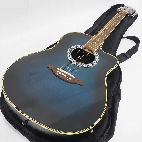 実際に弊社で買取させて頂いた★Aria/アリア AMB-35 BLS エレアコ/アコースティックギター/アコギ ソフトケース付