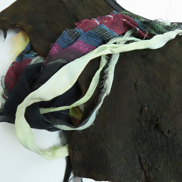 実際に弊社で買取させて頂いたIFSIXWASNINE/イフシックスワズナイン WRAP-SANDSTORM LE104 レザー 巻きスカート/Fの画像 6枚目